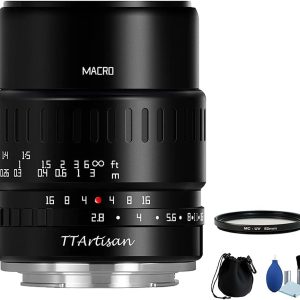 TTArtisan 40mm F2.8 APS-C Macro Lens 1:1 Magnification Manual Focus Camera Lens for Fuji Fujifilm X Mount Camera XT10 XT20 XT3 XT30 XT4 XT100 XE3 XA1 XA2 XA3 XPRO2 XS10